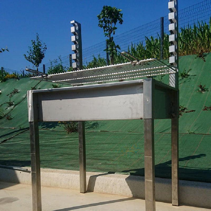 BBQ Inox Pro à crémaillères