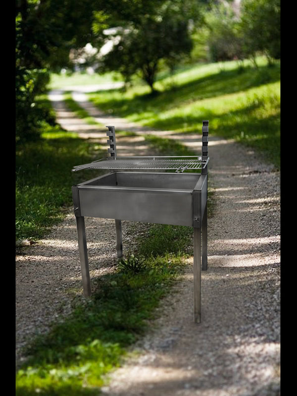 BBQ Inox Pro à crémaillères