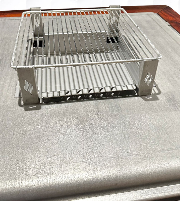 Brasero Plancha Inox série SOLIDOR 900