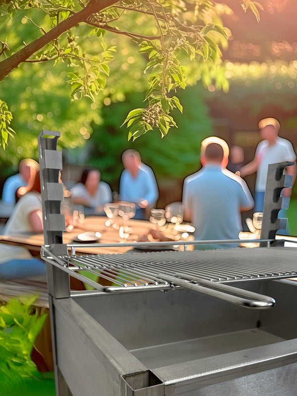 BBQ Inox Pro à crémaillères
