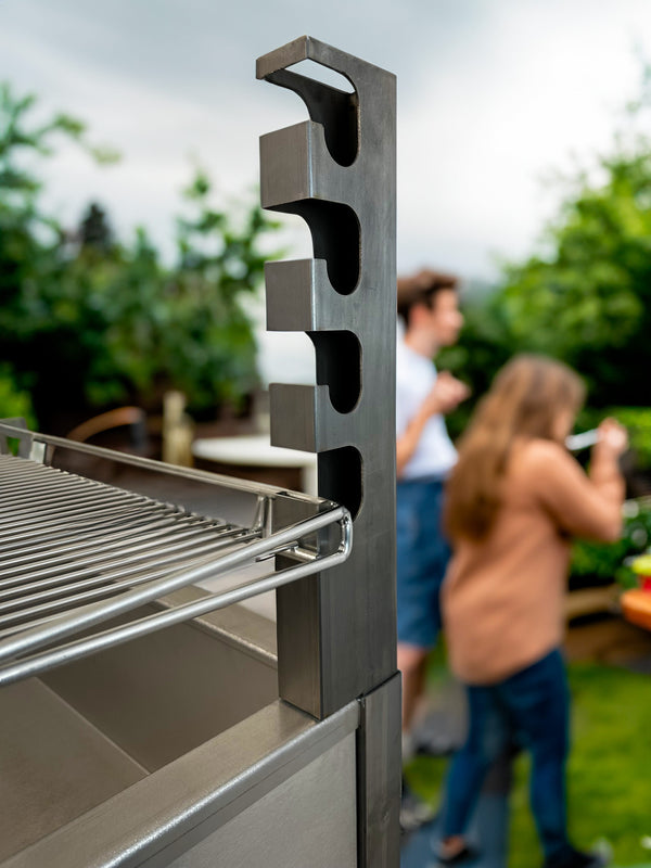 BBQ Inox Pro à crémaillères