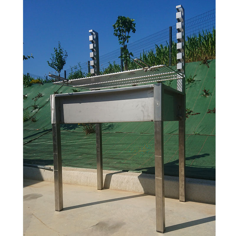 BBQ Inox Pro à crémaillères