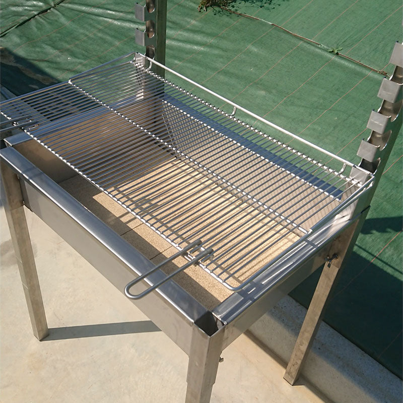 BBQ Inox Pro à crémaillères
