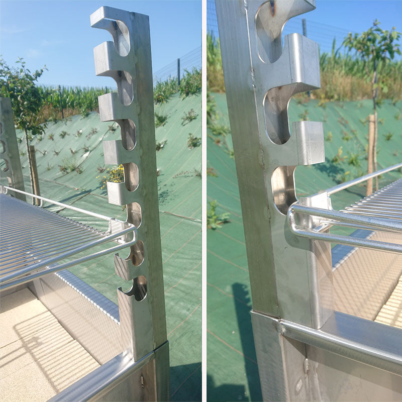 BBQ Inox Pro à crémaillères