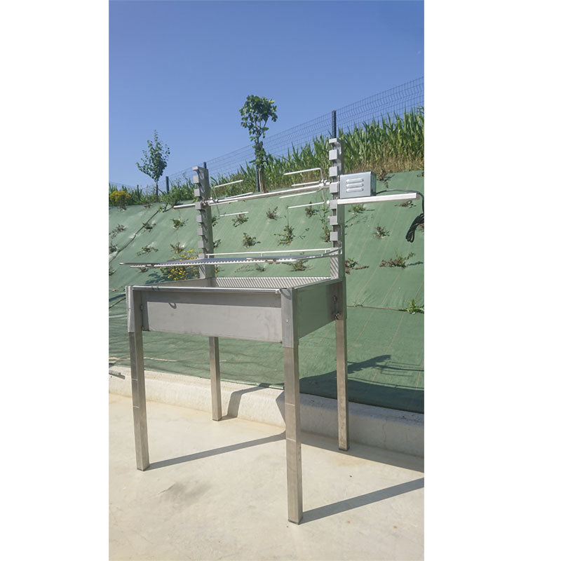 BBQ Inox Pro à crémaillères