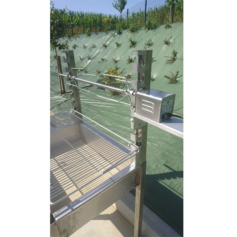 BBQ Inox Pro à crémaillères