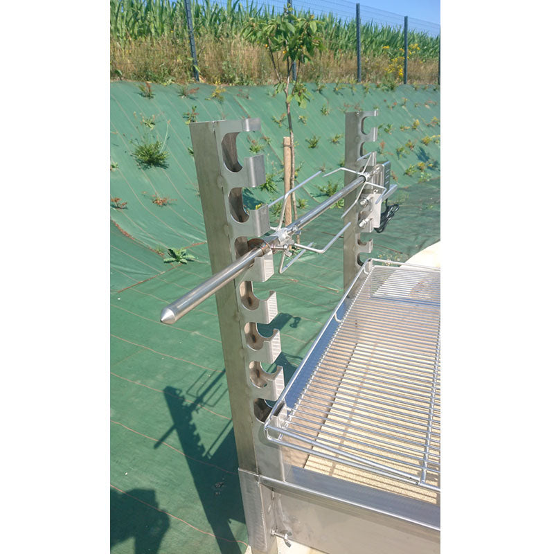 BBQ Inox Pro à crémaillères