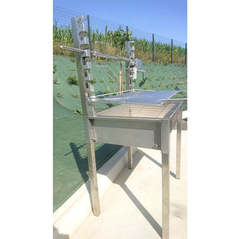 BBQ Inox Pro à crémaillères