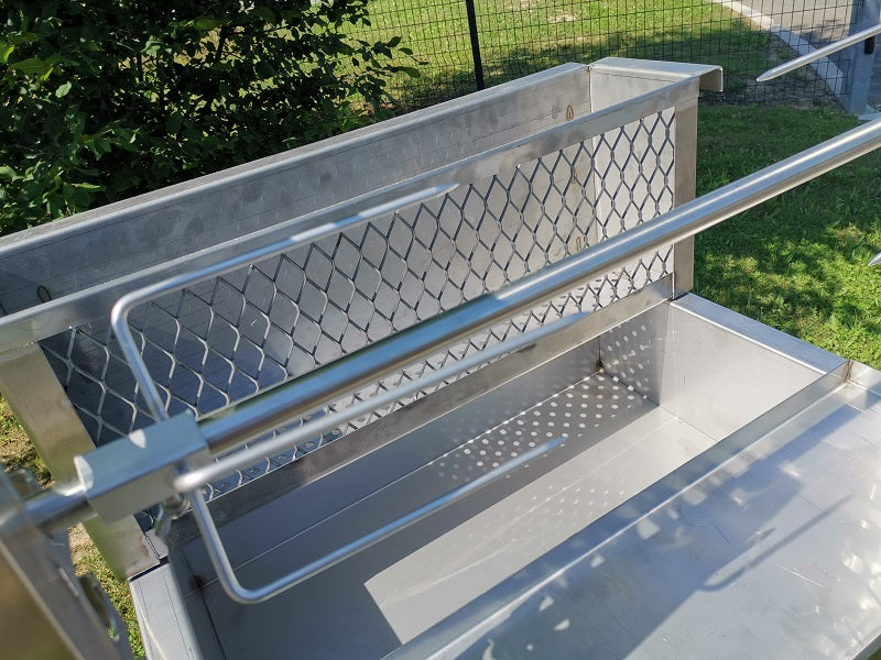 BBQ Inox Pro à crémaillères