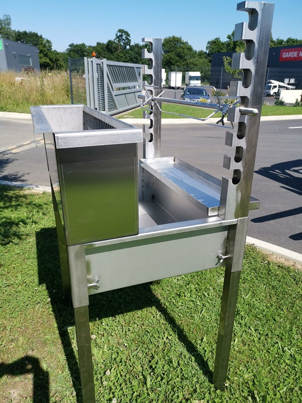 BBQ Inox Pro à crémaillères