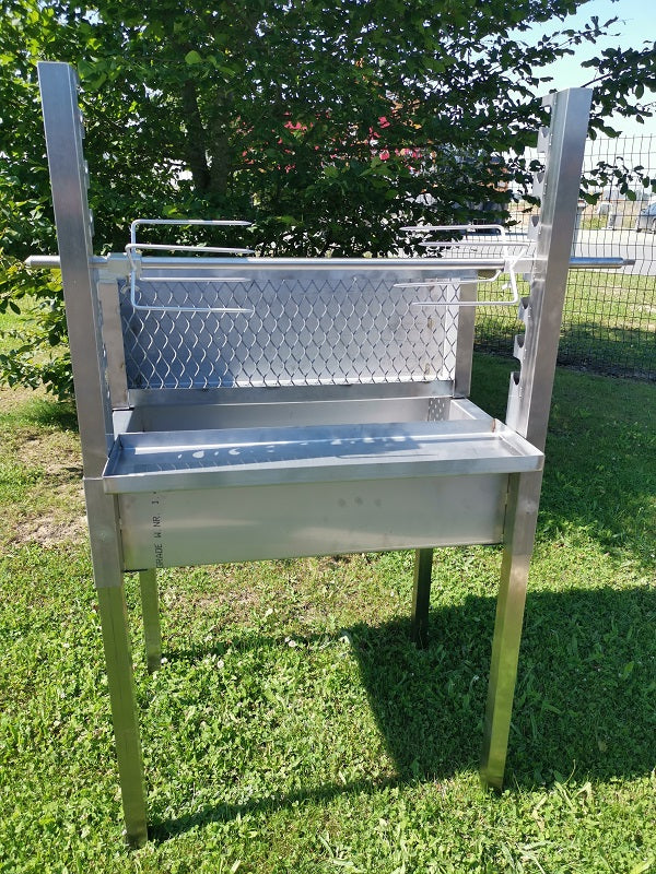 BBQ Inox Pro à crémaillères
