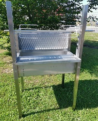 BBQ Inox Pro à crémaillères
